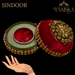 Sindoor in a Mini Decorative Box