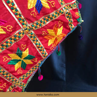 Decorative Umbrella's - Phulkari Umbrella - Multi