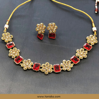 Red SIMPLE Necklace Set