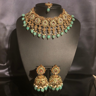 MANRITA Mint Necklace Set