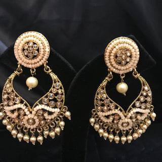 Antique Gold Earrings - Golden