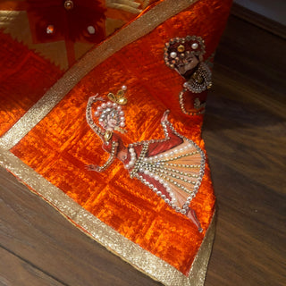 Pink/Orange Combo RAJA / RANI Phulkari Dupatta